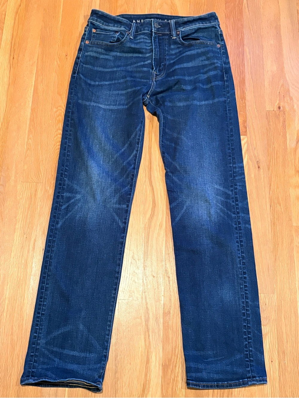 American Eagle Outfitters Dark Blue Straight Jeans